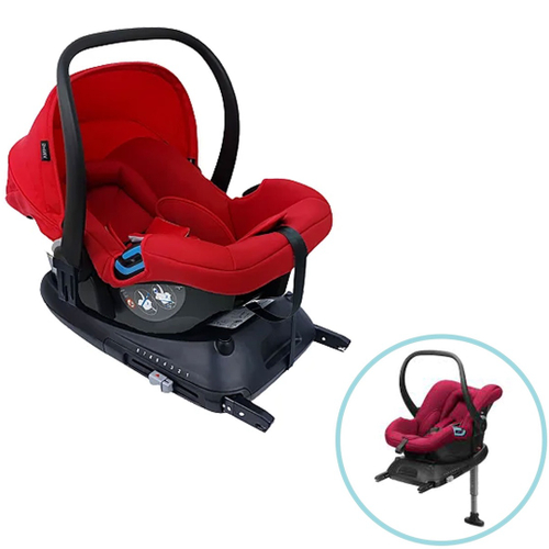 Kit Cbx Shima Beb Conforto Red e Base Isofix Marca Alem no