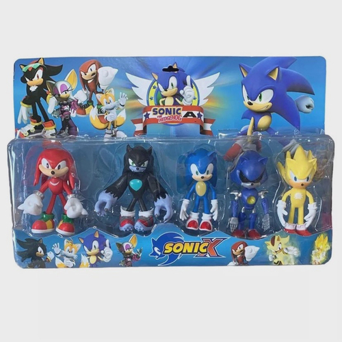 Kit Sonic Cartelado com 3 Bonecos 12 cm em Promoção na Americanas