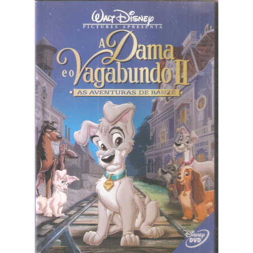 Dvd A Dama E O Vagabundo - Lacrado - Original - Disney