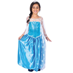 FANTASIA FROZEN ELSA DESCARTAVEL 3 a 6 ANOS - FANTASIA FROZEN ELSA