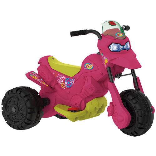 Moto Uno Calesita Triciclo Infantil 2 Em 1 Pedal e Passeio c/ Som Luz  Motoca Tonkinha Carrinho 1035