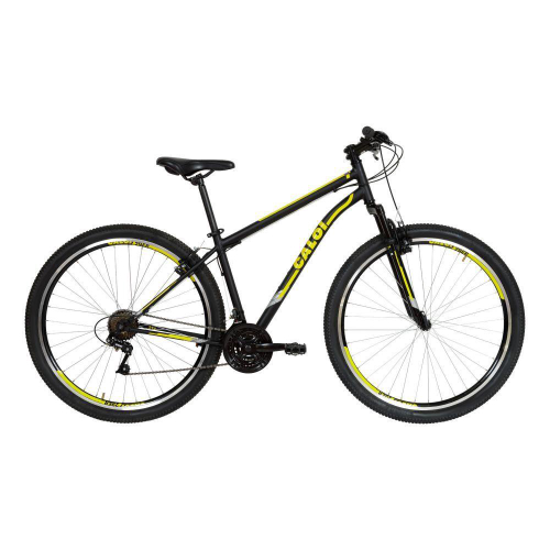 BICICLETA MOUNTAIN BIKE ARO 26 /UNISSEX - PRETA - CAEDE - Casa e Decoração