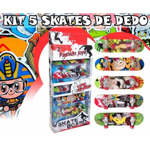 Skate Dedo Brinquedo Infantl Divertido Truck Metal Lixa Kit na Americanas  Empresas