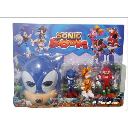 Kit Sonic Cartelado com 3 Bonecos 12 cm. em Promoção na Americanas