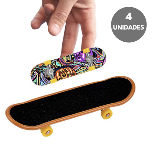 Kit 4 Fingerboards Profissional Skate Dedo Lixa E Truck na Americanas  Empresas