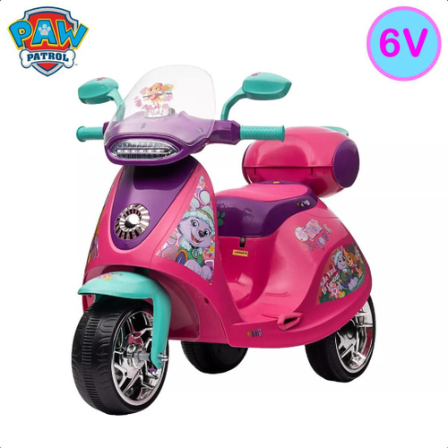 Motinha Eletrica Pink Infantil com Marcha Frente e Ré 6v/3+