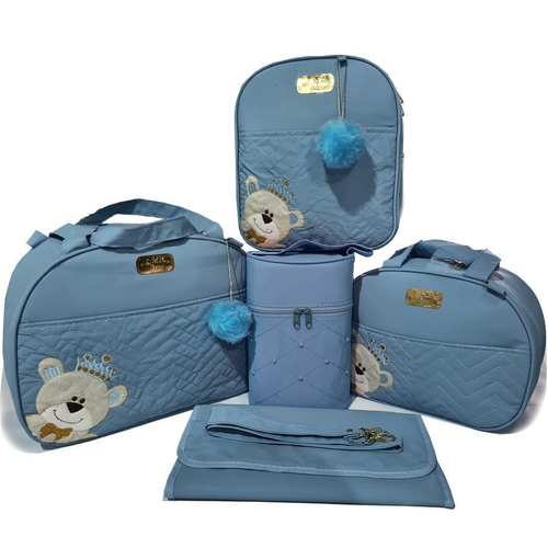 Mochila Maternidade Bebê Fábula Urso Azul - Hey Baby