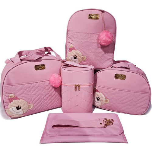 Conjunto para Bebê Reborn com 02 Fraldas e Kit Certificado com Bolsa  Maternidade Rosa na Americanas Empresas