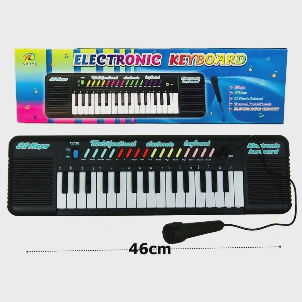 Teclado Infantil Musical 32 Teclas Keys Com Microfone Piano em Promoção na  Americanas