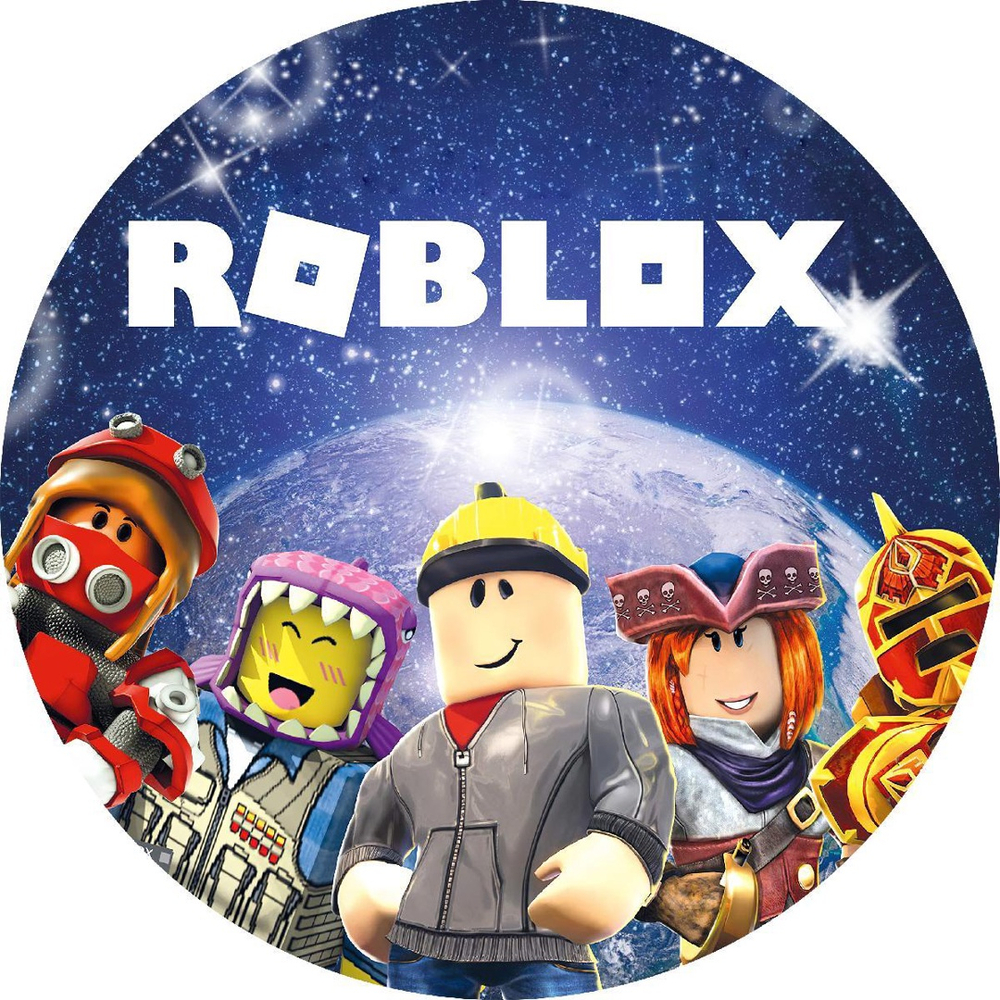 Painel redondo sublimado Roblox