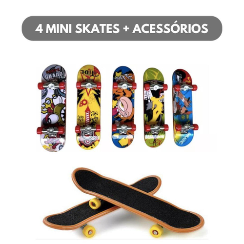 Kit Skate De Dedo Tech Deck Disorder - Preto