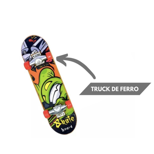 Skate de Dedo Profissional De Madeira Com Rolamento Fingerboard