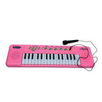 Brinquedo Teclado Piano Musical Infantil Fazendinha Rosa no Shoptime