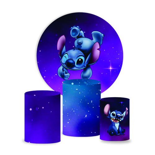 Kit Capa Cilindro E Painel Temático C/Elás Lilo & Stitch em Promoção na  Americanas