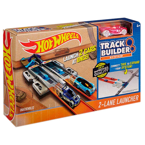 Hot Wheels Workshop Extens es Lan ador para 2 Pistas DNH84
