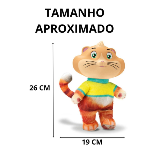 Boneco Gato Almôndega Desenho Animado 44 Gatos Em Vinil 20cm