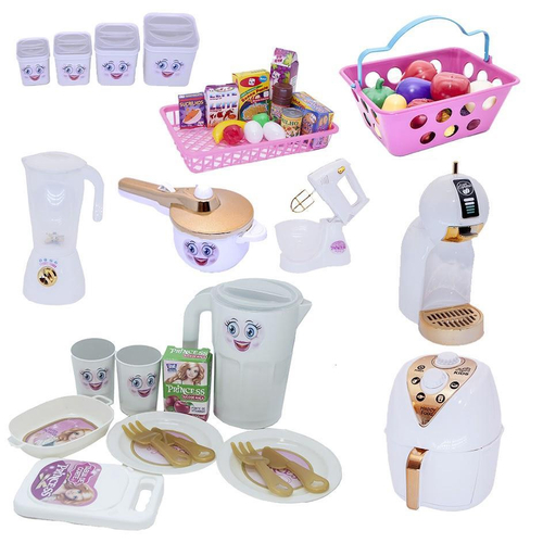 Kit Jogo Cozinha Utensílios Comidinha Infantil Brinquedo no Shoptime