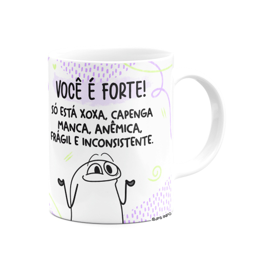 Caneca Florks Meme Se For Pra Sofrer Que Seja Na Academia On em Promoção na  Americanas