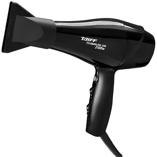 Secador de cabelo Taiff Elegance Tourmaline Íon preto 127V