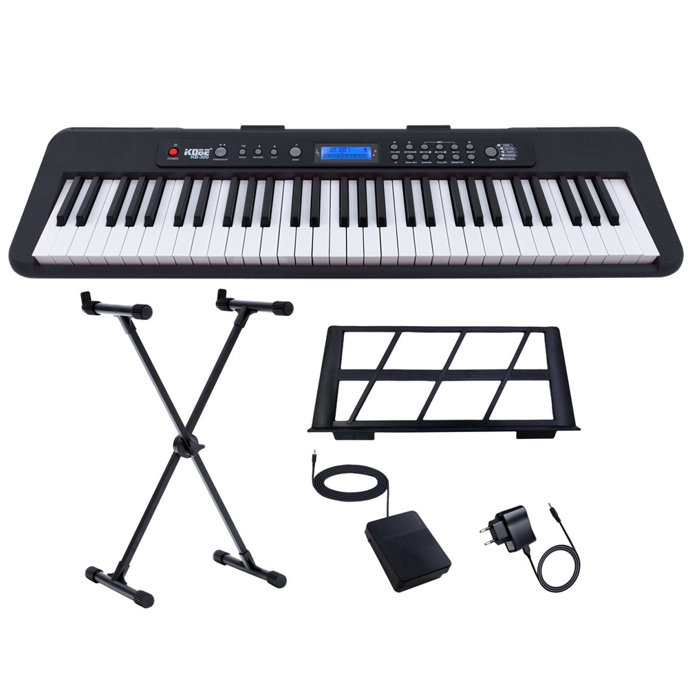 Kit Completo Teclado Musical Key Power 100