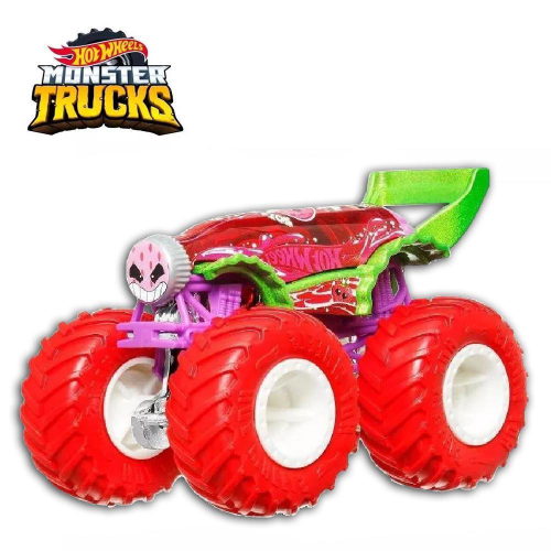 Carro Fun Hot Wheels Monte Seu Monster Truck Vermelho - F0082-6