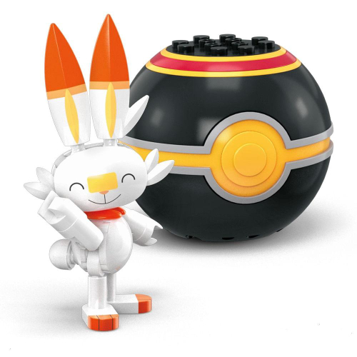 Pokemon - Figura 5cm Ataque Surpresa - Scorbunny + Poke Ball