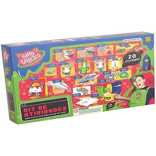 Jogo Kit De Atividades Infantil Gato Galactico grow no Shoptime