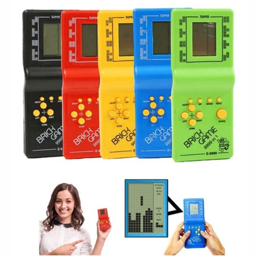 Mini Game Jogo Tetris Retro Portátil lcd 23 Jogos + 2 Pilhas Educativo Quebra  Cabeça Blocos para Crianças Adulto - lvo