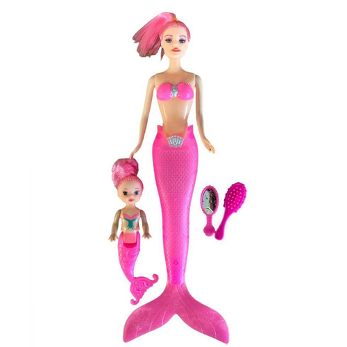 Jogos com a boneca sereia! Série infantil das bonecas Barbie