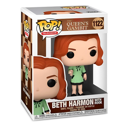 Elizabeth Harmon, o Gambito da Rainha (Estilo Funko).