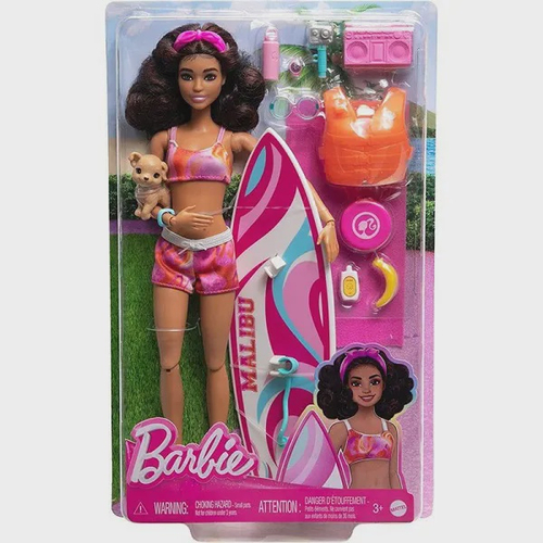 Boneca Barbie Com Cenário E Guarda Roupa De Luxo - Mattel em