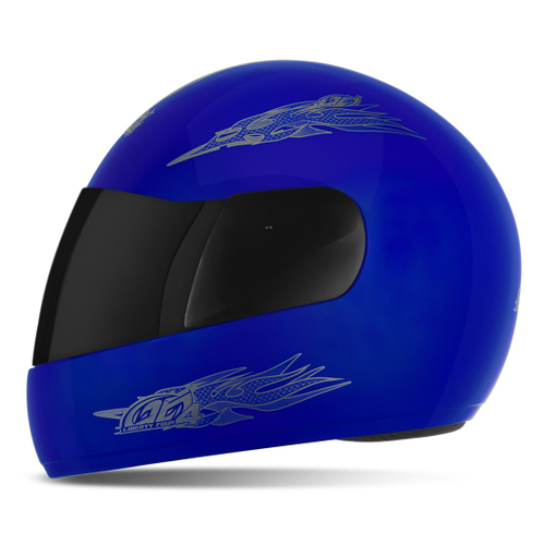 Capacete Infantil Moto Fechado Masculino Paint Kids Menino