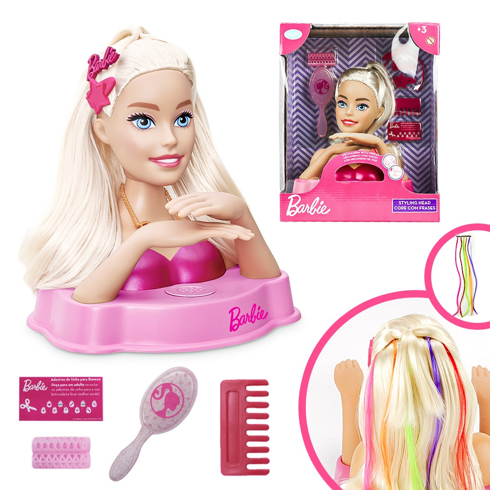 Barbie Hair Stylist Gift Set com Acessórios de Beleza - Barbie