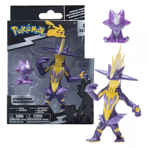 Pokémon Select Evolution Multi-Pack Toxel and Toxtricity Action Figure Set