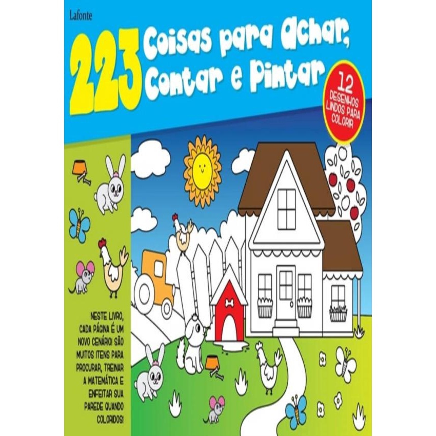 226 coisas para achar, contar e pintar