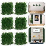 Kit 6 Placa Grama Artificial Quadrada 25X25 Jardim Vertical