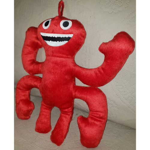 Boneco Rainbow Friends Red Pelúcia Vermelho Do Jogo Roblox no Shoptime