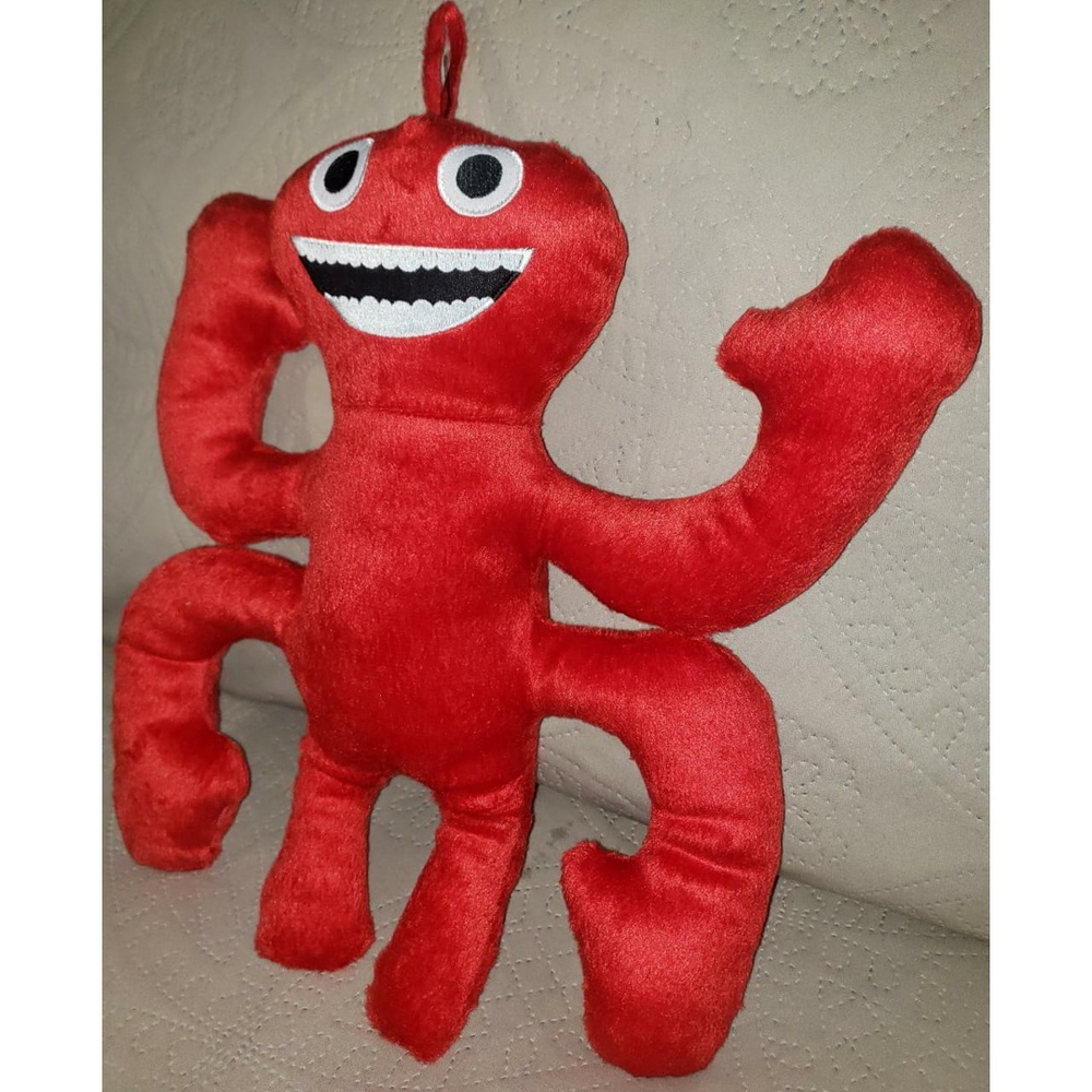 Boneco Red Vermelho Rainbow Pelúcia Do Jogo Roblox - Megafull