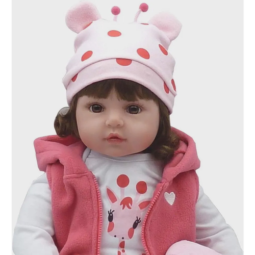 BONECA BEBE REBORN LAURA BABY VALENTINA 18 100% VINIL LEOPAM KIDS