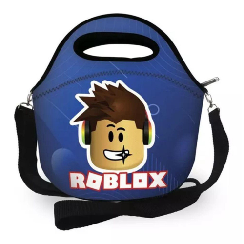 Lancheira Roblox térmica feminina e masculina portátil