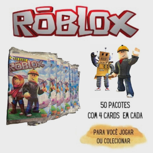 Roblox - Card Game / Cartas / Figurinhas - Kit 50 Pacotes com 4 cards (200  cards) em Promoção na Americanas