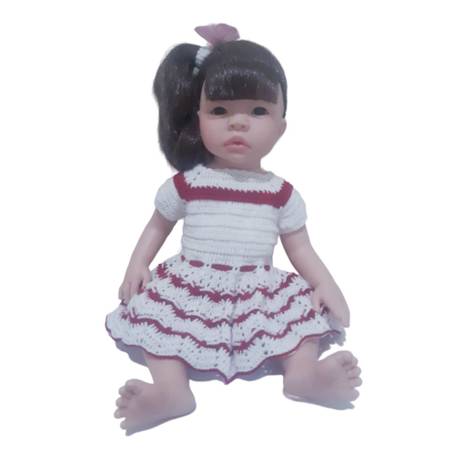 Vestido Em Crochê Para Boneca Baby Alive