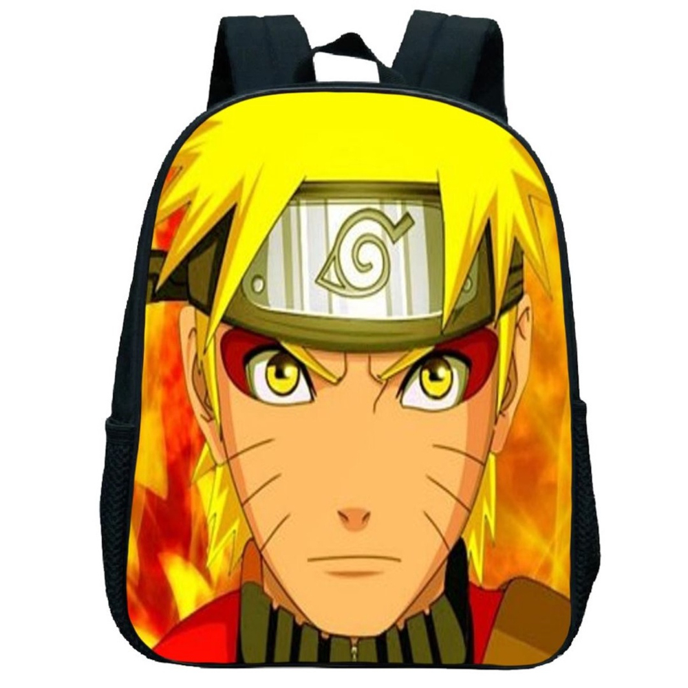 Desenho Naruto Anime Animado Ao Redor Mochila Escolar Infantil