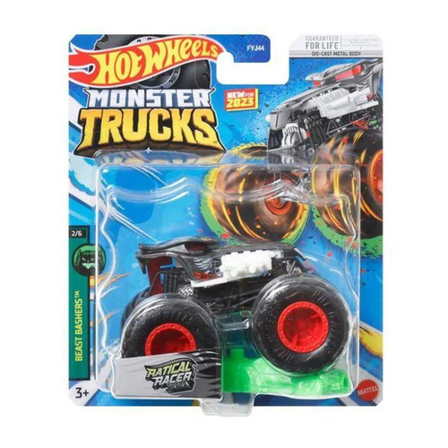 Caminhão Hot Wheels Monster Trucks Bear Devil - Mattel - A sua