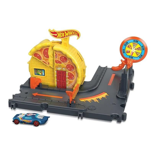 Pista Hot-Wheels City Drive Thru Do Hamburguer Mattel Hdr26 na