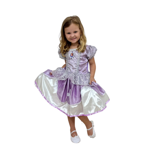 Vestido Fantasia Infantil Princesa Sofia Festa Luxo E Tiara em Promoção na  Americanas