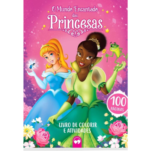 Livro Disney Aquarela - Princesas - Editora DCL - Kits e Gifts