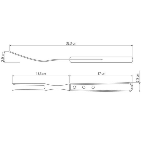 Garfo Churrasco Inox Vermelho Polywood - Tramontina - Tramontina - Casa  Vitória - Utilidades Doméstica, Presentes, Uniformes, Linha BHR