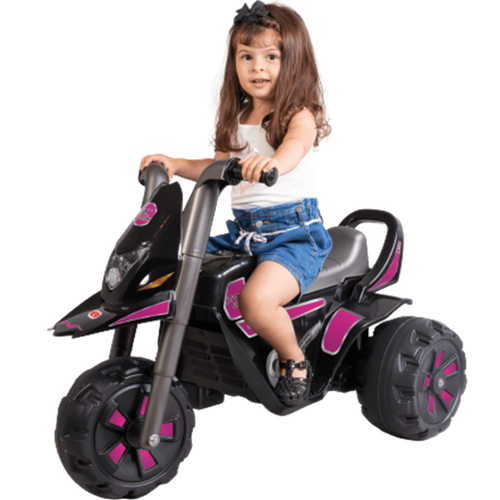 Mini Moto Elétrica Quadriciclo Infantil Patrulha Canina Motinha