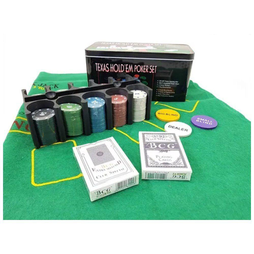 Jogo de Cartas - Baralho Profissional - Texas Hold'em - Preto - Copag